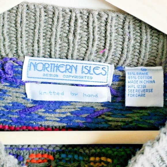 Northern Isles Cable Sweater Women's Size Medium - Picture 6 of 6